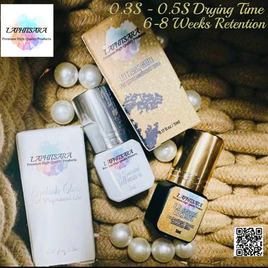 0.3Sec-0.5Sec 6-8Weeks Long Lasting Eyelash Extensions Max Bond Glue 5ml /Adhesive Fast Strong