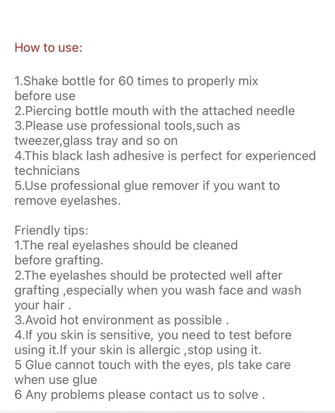 0.3Sec 6-8Weeks Long Lasting Eyelash Extensions Max Bond Glue 5ml /Adhesive Fast Strong