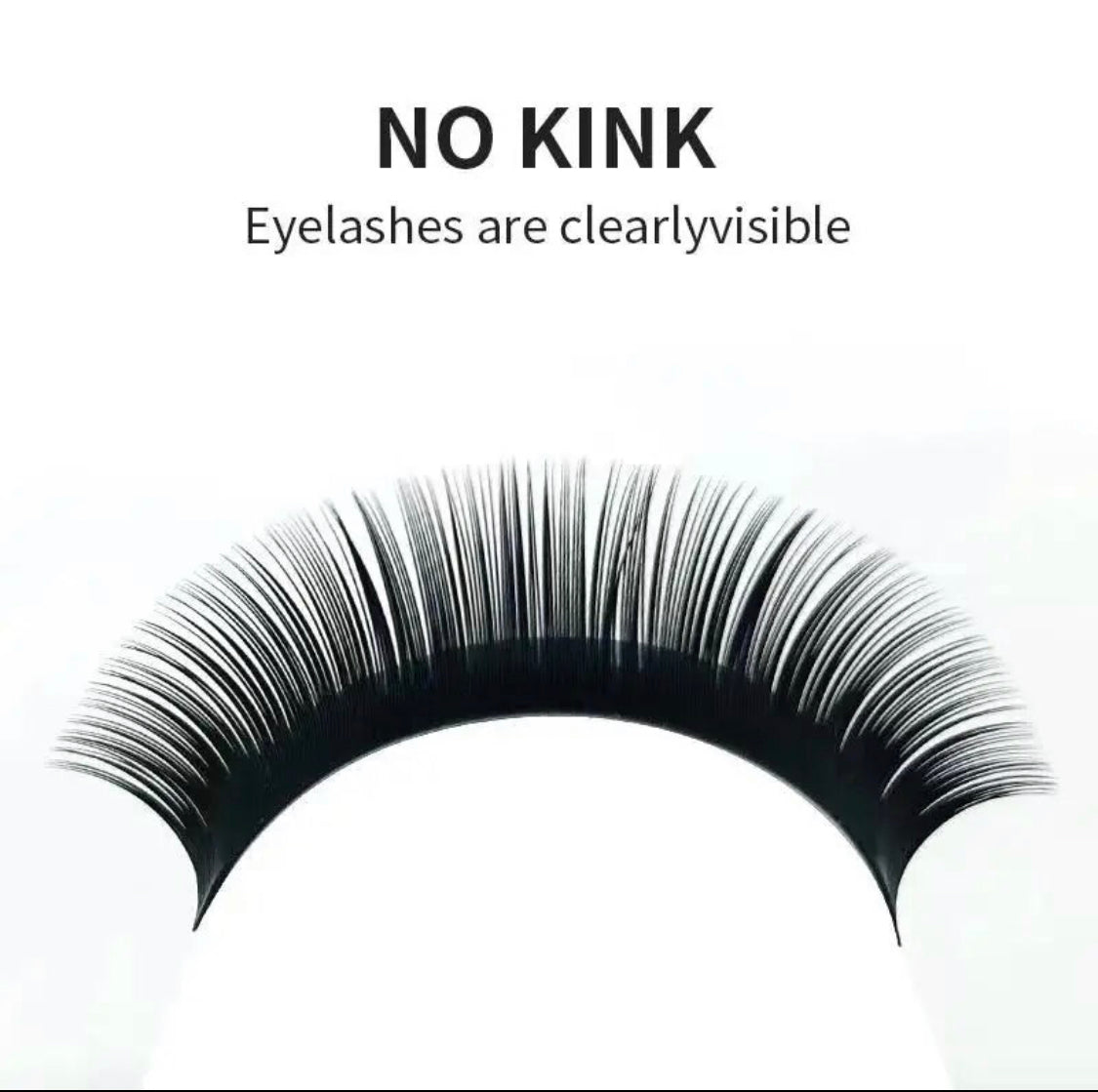 Mink Professional D Curl Silk Eye Lashes Individual False Mink 0.15mm 9-15 Mixed