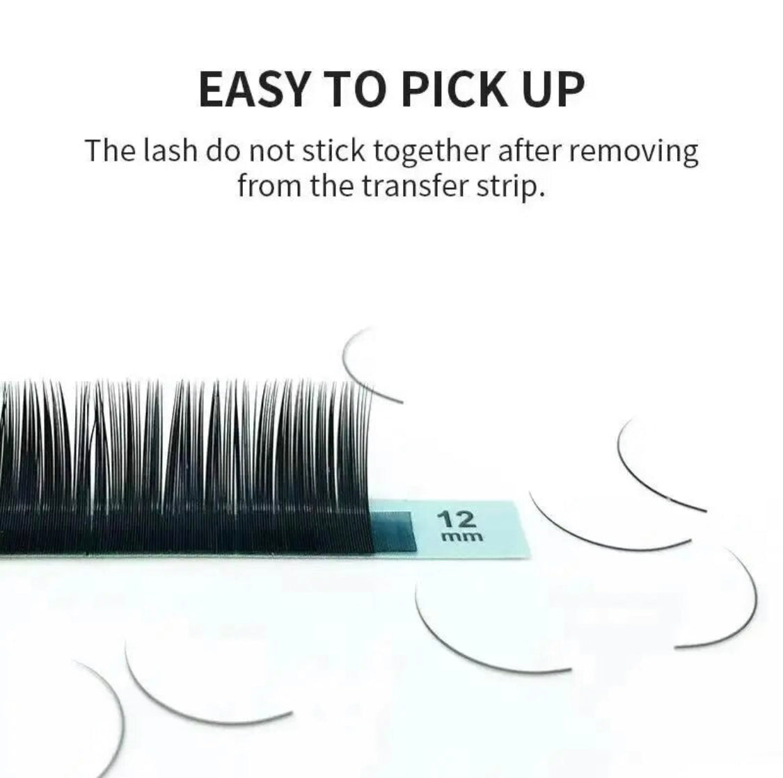 Mink Professional D Curl Silk Eye Lashes Individual False Mink 0.15mm 9-15 Mixed